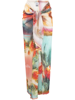 

The Scarf floral-print sarong, Jean Paul Gaultier The Scarf floral-print sarong