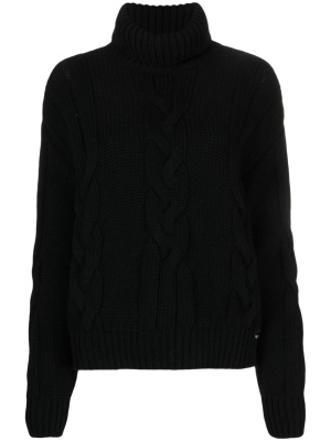 

Cable-knit long-sleeved jumper, Herno Cable-knit long-sleeved jumper