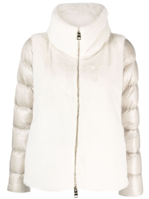 

Panelled quilted jacket, Herno Panelled quilted jacket