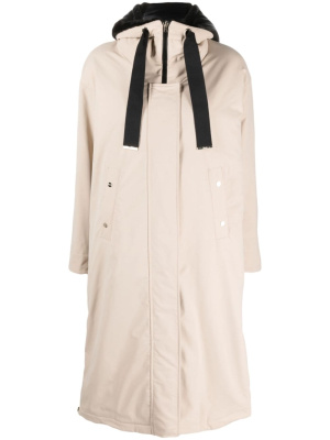 

Padded drawstring-hooded coat, Herno Padded drawstring-hooded coat