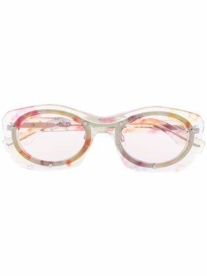 

Transparent round-frame sunglasses, MCQ Transparent round-frame sunglasses