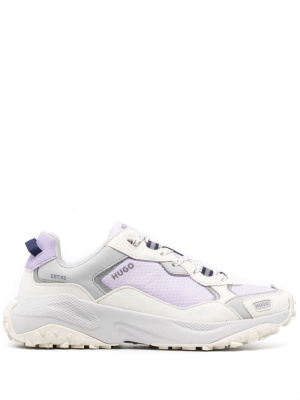 

Logo-embossed panelled sneakers, HUGO Logo-embossed panelled sneakers