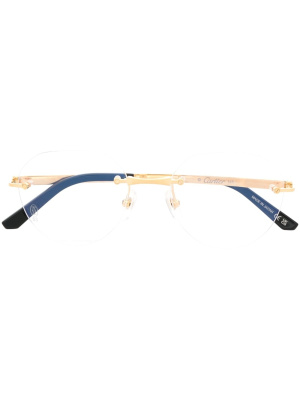 

Frameless two-tone glasses, Cartier Eyewear Frameless two-tone glasses