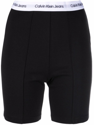 

Logo-waist cycling shorts, Calvin Klein Jeans Logo-waist cycling shorts