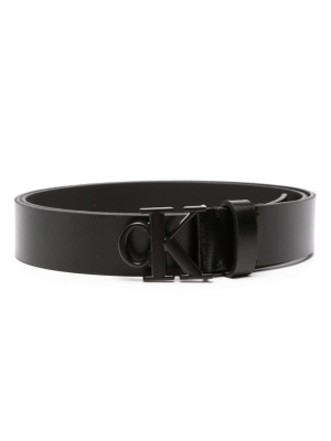 

Logo-buckle leather belt, Calvin Klein Jeans Logo-buckle leather belt