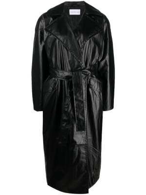 

Polished-effect tied trench coat, Calvin Klein Jeans Polished-effect tied trench coat
