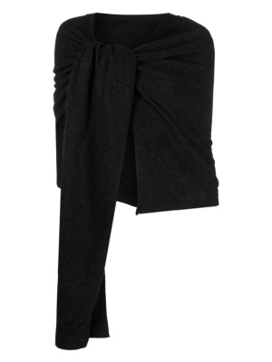 

Knit wool-blend wrap scarf, Lemaire Knit wool-blend wrap scarf