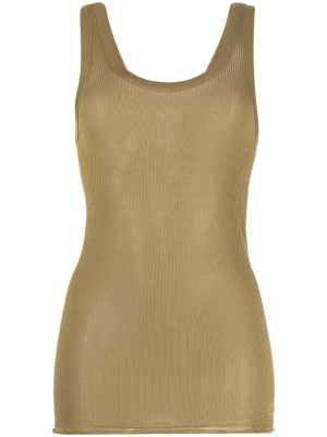 

Ribbed silk jersey tank top, Lemaire Ribbed silk jersey tank top