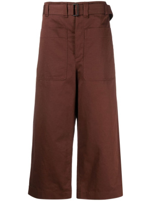 

Wide-leg cotton-linen trousers, Lemaire Wide-leg cotton-linen trousers