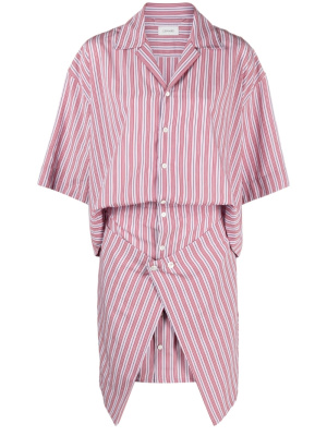 

Camp-collar striped shirt dress, Lemaire Camp-collar striped shirt dress