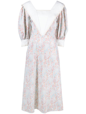 

Floral-print midi dress, Masterpeace Floral-print midi dress