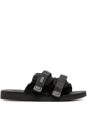 

Moto logo-patch slides, Suicoke Moto logo-patch slides