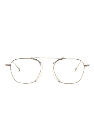 

Engraved pilot-frame glasses, Matsuda Engraved pilot-frame glasses