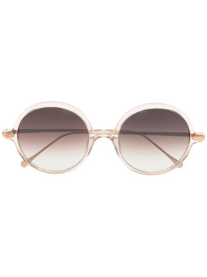 

Round-frame metal sunglasses, Matsuda Round-frame metal sunglasses