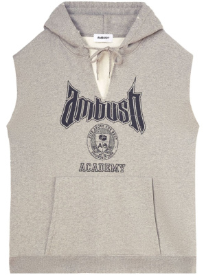 

Convertible logo-print hoodie, AMBUSH Convertible logo-print hoodie