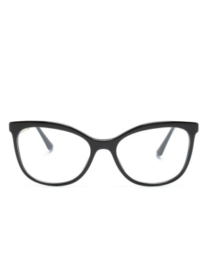 

Engraved-logo cat-eye glasses, Bvlgari Engraved-logo cat-eye glasses