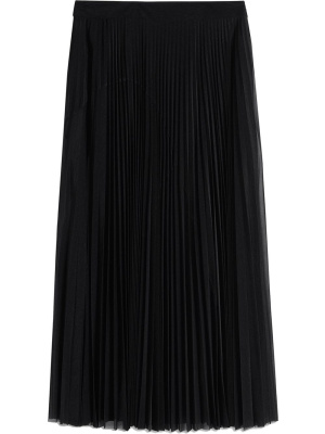 

Pleated jersey midi skirt, Victoria Victoria Beckham Pleated jersey midi skirt