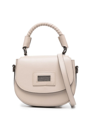 

Torchon leather crossbody bag, Peserico Torchon leather crossbody bag