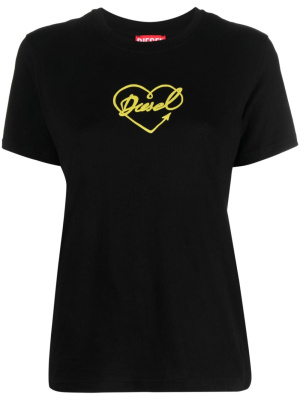 

Logo-print cotton T-shirt, Diesel Logo-print cotton T-shirt