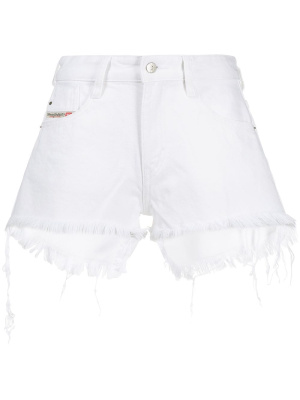 

Frayed denim shorts, Diesel Frayed denim shorts