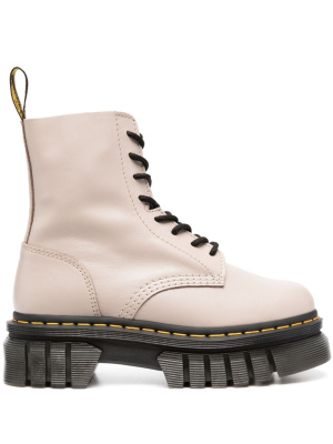 

Audrick 8-Eyeye Lux leather ankle boots, Dr. Martens Audrick 8-Eyeye Lux leather ankle boots
