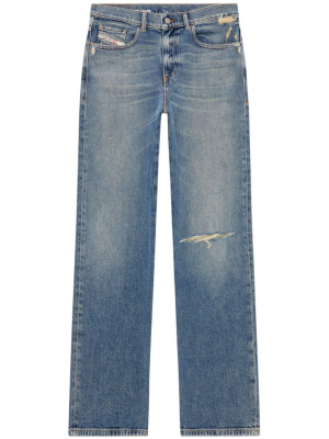 

2016 D-Air distressed straight-leg jeans, Diesel 2016 D-Air distressed straight-leg jeans