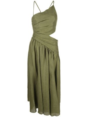 

Laurel asymmetric midi-dress, ZIMMERMANN Laurel asymmetric midi-dress