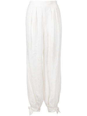 

Wide-leg linen trousers, ZIMMERMANN Wide-leg linen trousers