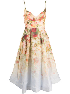 

Luminosity floral-print dress, ZIMMERMANN Luminosity floral-print dress