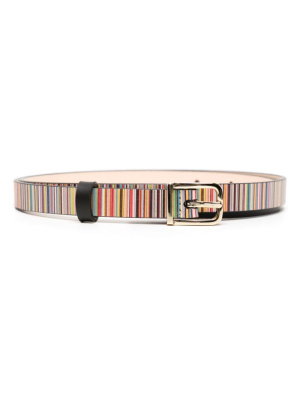 

Striped leather belt, Paul Smith Striped leather belt