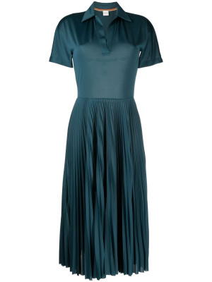

Pleated detail dress, Paul Smith Pleated detail dress