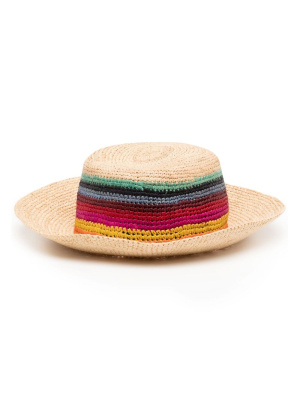 

Striped straw sun hat, Paul Smith Striped straw sun hat