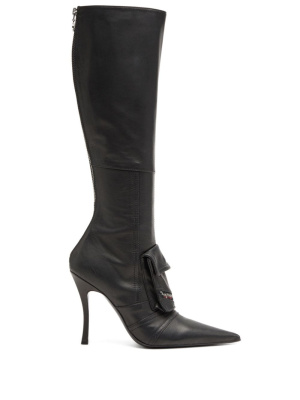 

D-Venus Pocket leather boots, Diesel D-Venus Pocket leather boots