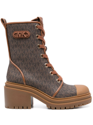 

Hanley 70mm monogram-pattern ankle boots, Michael Michael Kors Hanley 70mm monogram-pattern ankle boots