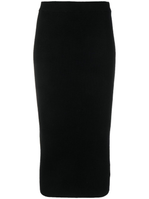 

Ribbed-knit wool-blend skirt, Michael Michael Kors Ribbed-knit wool-blend skirt