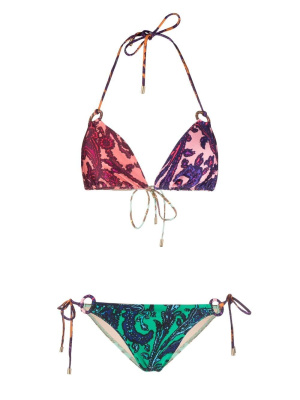 

Signature print triangle bikini, ZIMMERMANN Signature print triangle bikini