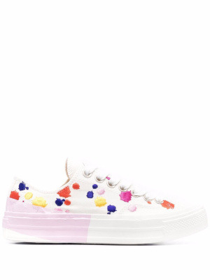 

Paint print low-top sneakers, MSGM Paint print low-top sneakers