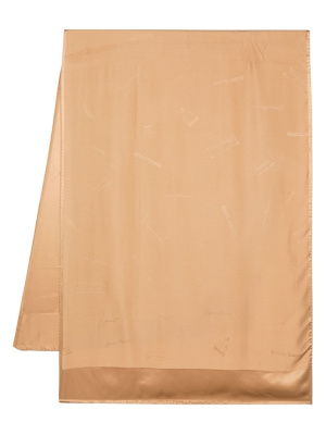 

Logo-jacquard silk scarf, Lanvin Logo-jacquard silk scarf