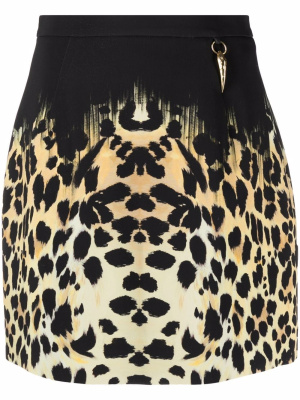 

Leopard-print mini skirt, Roberto Cavalli Leopard-print mini skirt