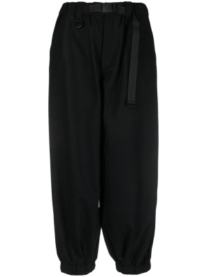 

Mid-rise cropped trousers, Y-3 Mid-rise cropped trousers