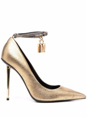 

Metallic Padlock 115mm pumps, TOM FORD Metallic Padlock 115mm pumps