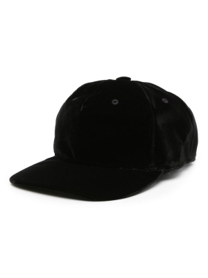 

Logo-print velvet cap, TOM FORD Logo-print velvet cap