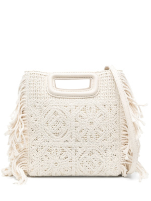 

M crochet tote bag, Maje M crochet tote bag
