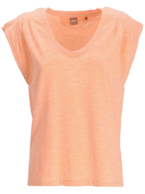 

Gathered-detail V-neck T-shirt, BOSS Gathered-detail V-neck T-shirt
