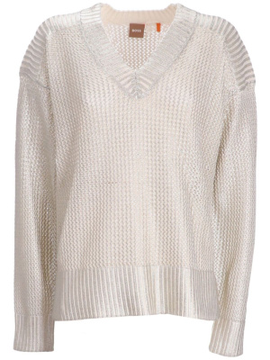 

V-neck cotton jumper, BOSS V-neck cotton jumper