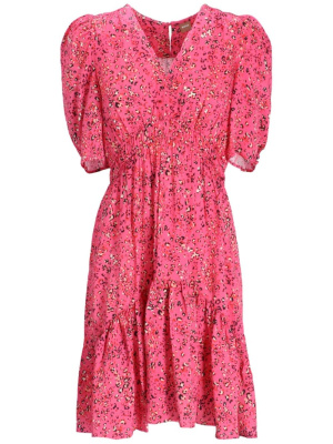 

Floral-print puff-sleeves dress, BOSS Floral-print puff-sleeves dress
