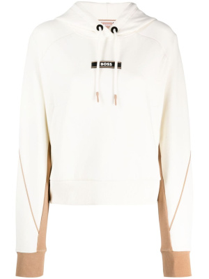 

Colour-block cotton blend hoodie, BOSS Colour-block cotton blend hoodie