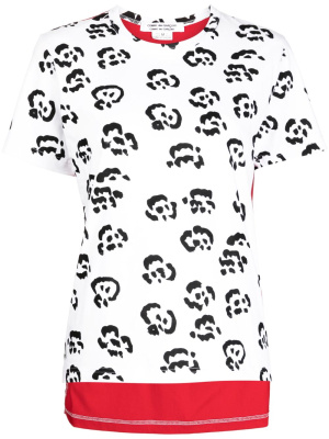 

Printed contrast-panel T-shirt, Comme Des Garçons Comme Des Garçons Printed contrast-panel T-shirt
