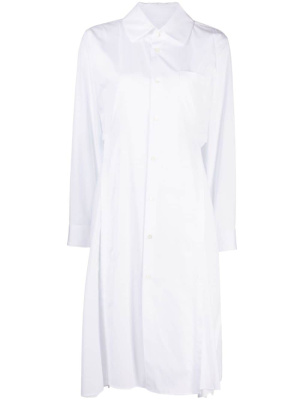 

Long-sleeved cotton shirtdress, Comme Des Garçons Comme Des Garçons Long-sleeved cotton shirtdress