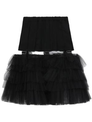 

Ruffled-detail cut-out skirt, Black Comme Des Garçons Ruffled-detail cut-out skirt